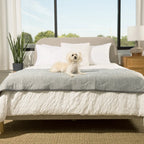 Dog Cooling Waterproof Runner Blanket in Arctic Grey