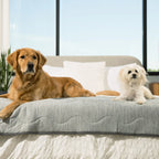 Dog Cooling Waterproof Runner Blanket in Arctic Grey