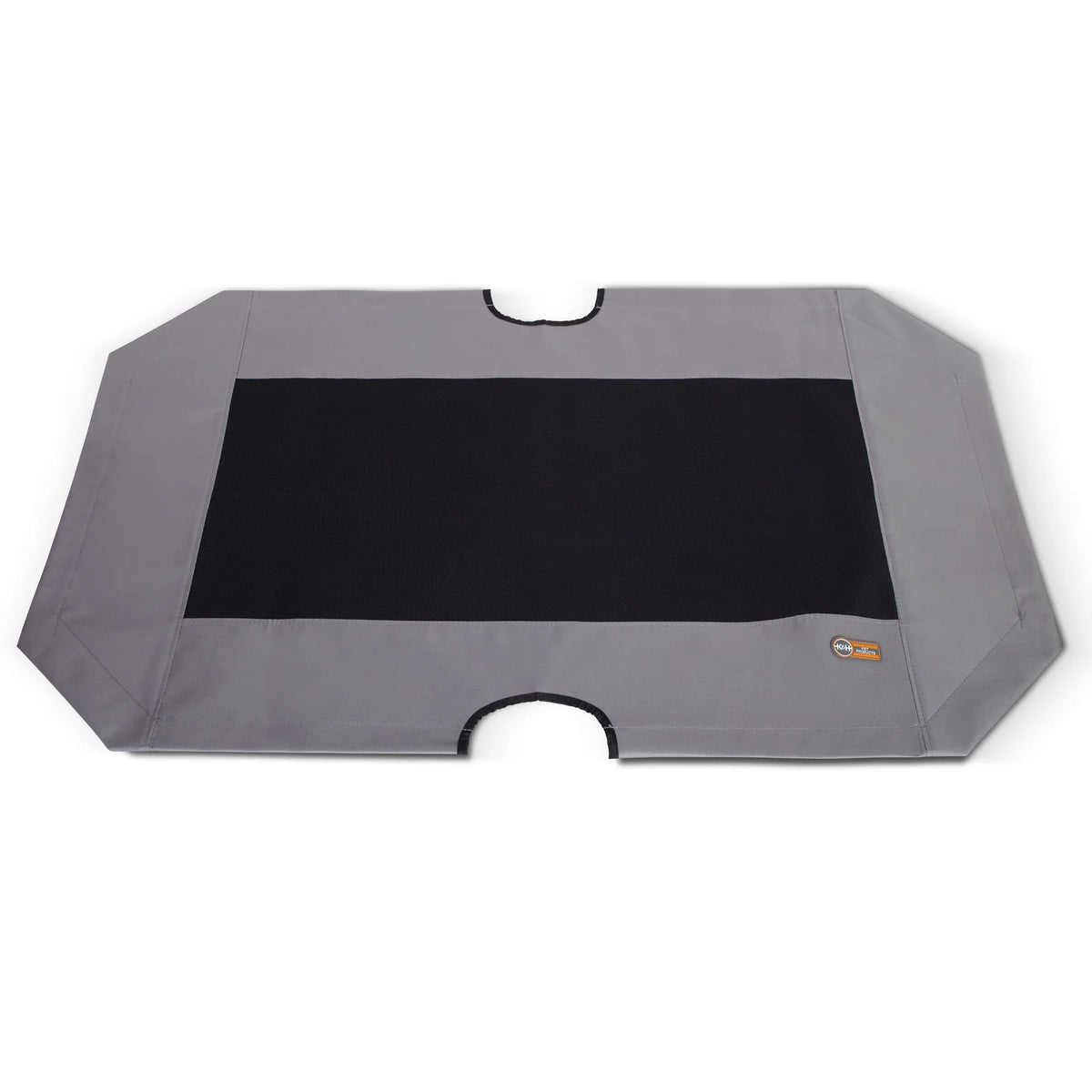 Dog Cot Replacement Cover, X-Large 32” X 50”-Gray/Black