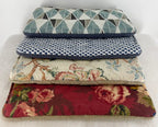 Dog Crate Bed Packs in Assorted Berber and Patterned Fabrics with Four Quilted Layers and No Loose Stuffing