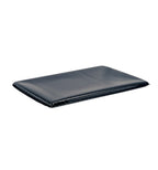 Dog Crate Pad in Black Vinyl Comfort Cushion for Stationary or Collapsible Crates, Multiple Sizes
