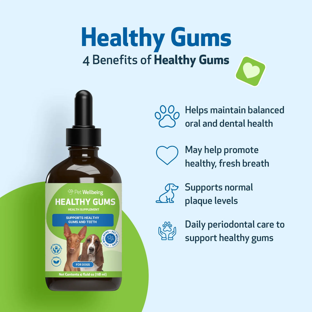 Dog Dental Care in an Alcohol-Free Topical Formula