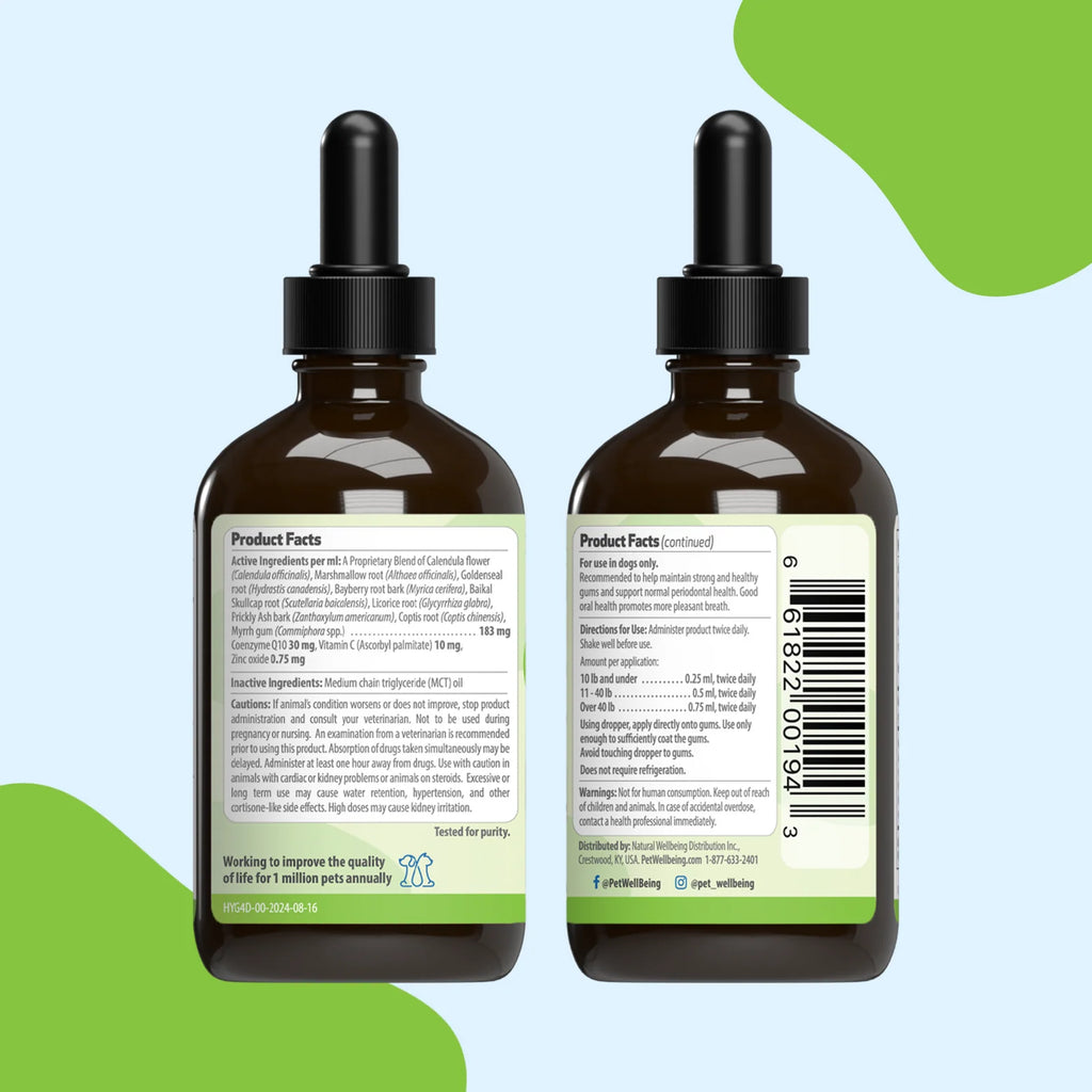 Dog Dental Care in an Alcohol-Free Topical Formula