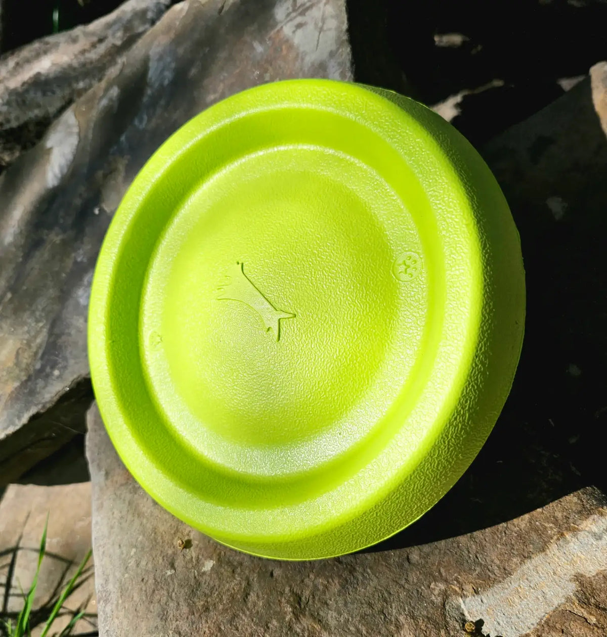 Dog Frisbee Foam Flying Disc for Outdoor Fetch, Soft Lightweight Water-Floating Design in Bright Color — Lime Green
