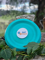 Dog Frisbee Foam Flying Disc for Outdoor Fetch, Soft Lightweight Water-Floating Design in Bright Color — Teal