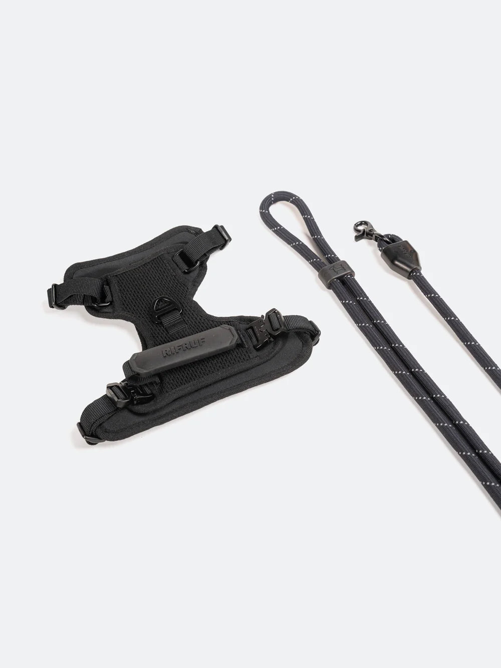 Dog Harness and Leas — Black / XS / 73in Length / Black / S / 73in Length / Black / M / 73in Length / Black / L / 73in Length