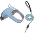 Dog Harness and Leas — Blue / XS (Chest 11–13 in / Weight 4–11 lb) / Blue / S (Chest 13–17 in / Weight 11–18 lb) / Blue / M (