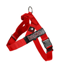 Dog Harness in Fire Truck Red