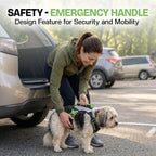 Dog Harness with No-Pull Control, Reflective Visibility, Adjustable Sizes and Multi-Point Leash Attachments for Active Wal