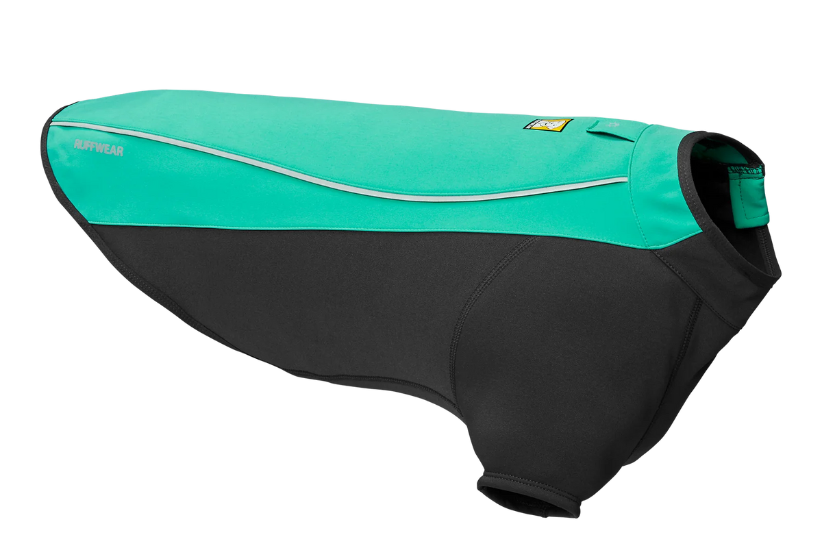Dog Jacket with a Weatherproof Softshell Upper Panel and Fleece-Lined Lower Panel for Winter Walks