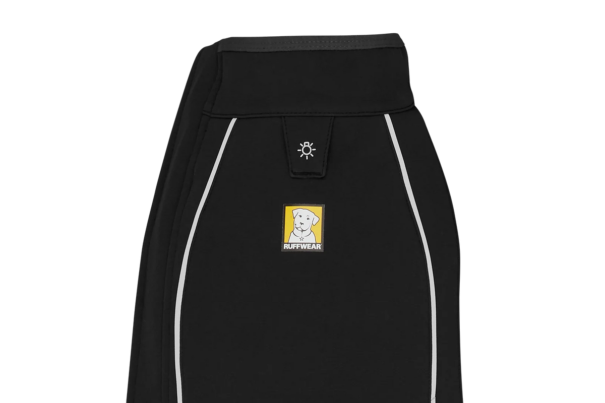 Dog Jacket with a Weatherproof Softshell Upper Panel and Fleece-Lined Lower Panel for Winter Walks