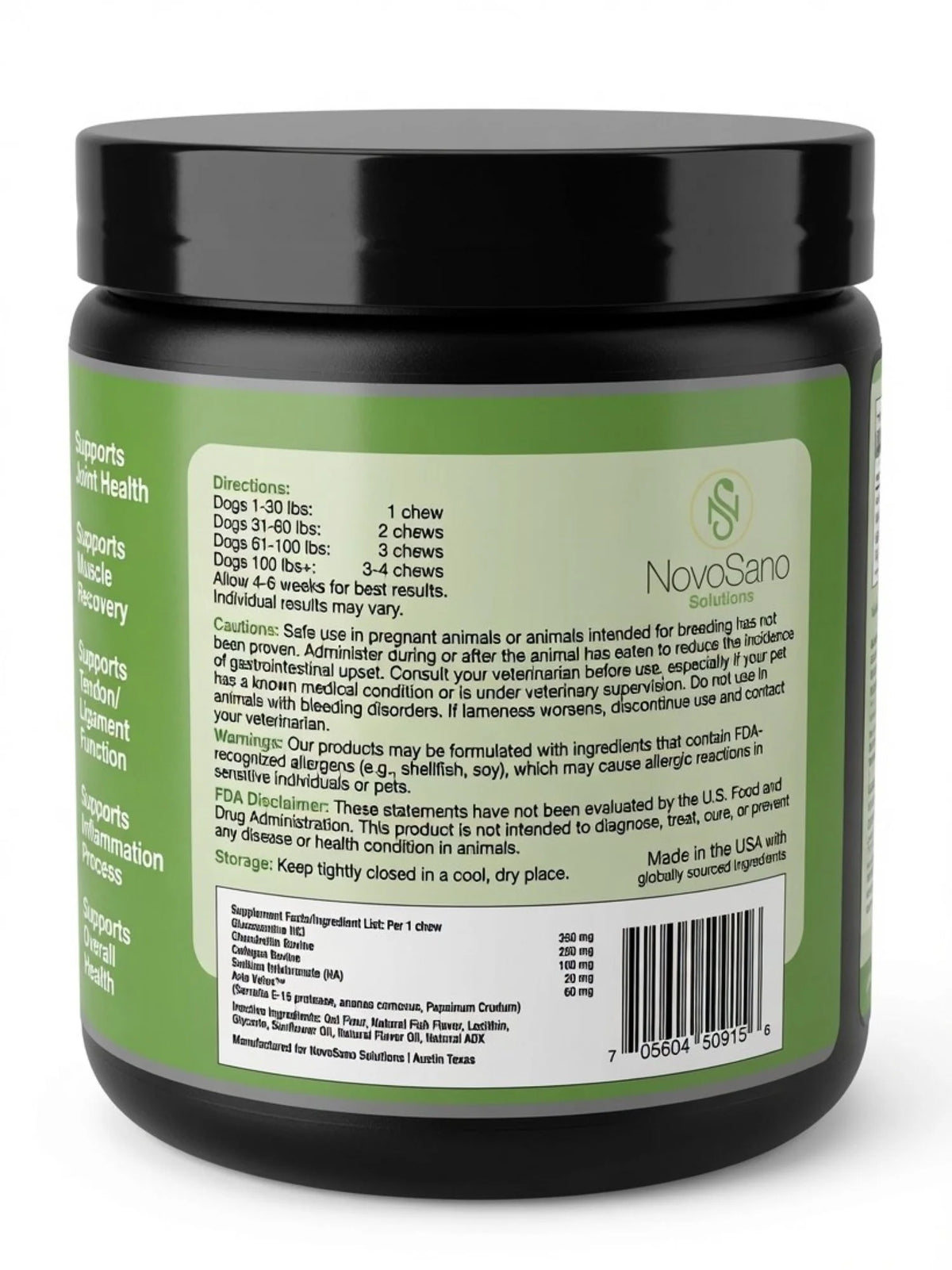 Dog Joint and Soft Tissue Supplement in 90-Count Chewables
