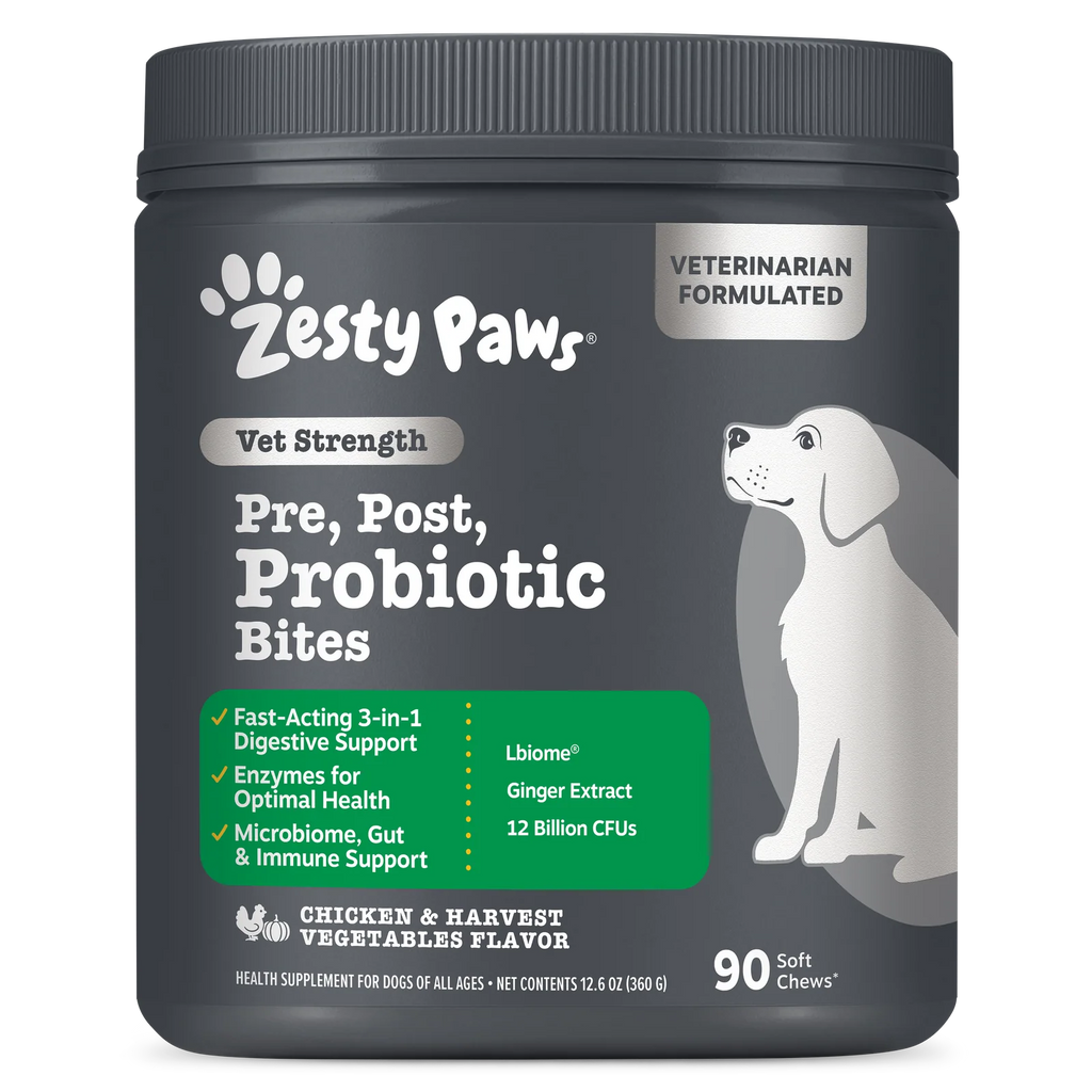 Dog Probiotic Soft Chews, 90-Count Chicken Digestive Support, 90 Chews-Chicken