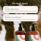 Dog Shampoo and Conditioner Mini Bath Set, Two 60mL Bottles
