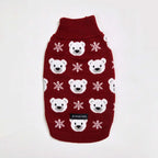 Dog Sweater with Ribbed Neck, Cuffs and Hem, Stretchable Knit Fit, Deep V Potty Cut, Sizes S–4XL