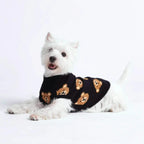 Dog Sweater with Soft Knit Stretch, Ribbed Trim, Deep V Potty Cut and Seven Printed Designs