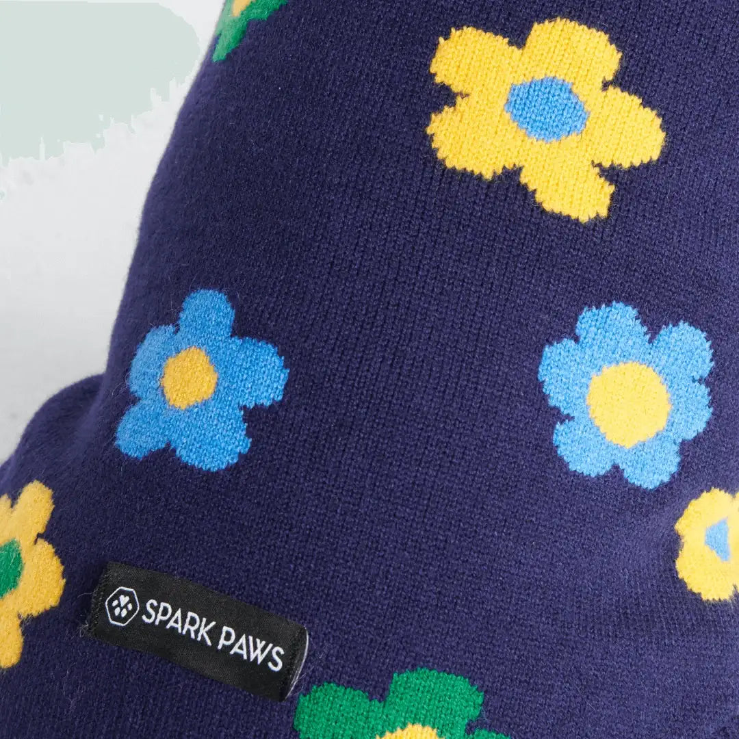 Dog Sweater with Soft Knit Stretch, Ribbed Trim, Deep V Potty Cut and Seven Printed Designs