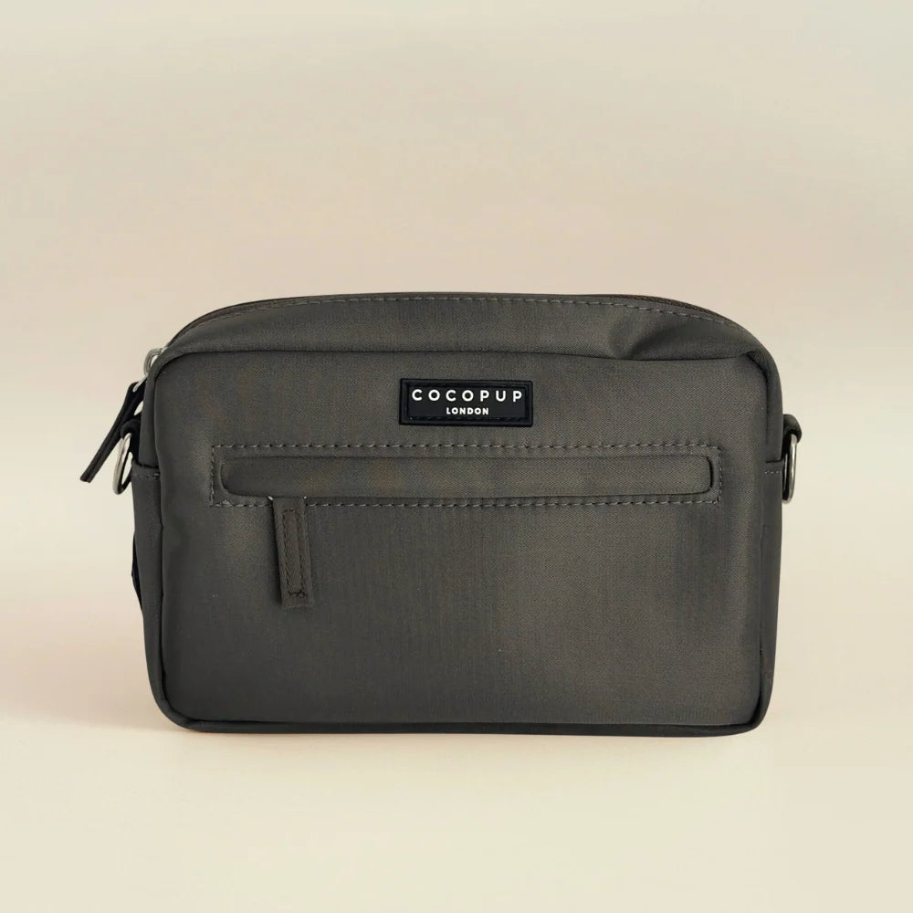 Dog Walking Bag in Mocha Nylon