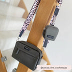 Dog Walking Bag in Mocha Nylon