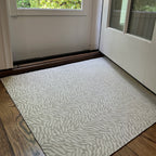 Doormat for Entryways, Kitchens and Halls with Ultra-Thin Profile, Slip-Resistant Backing and Almond Tigress Design