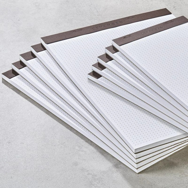Dot Grid Notepad Set of 5 in Junior Size for Bullet Journaling, Sketching, Graphing, Lists and Everyday Notes