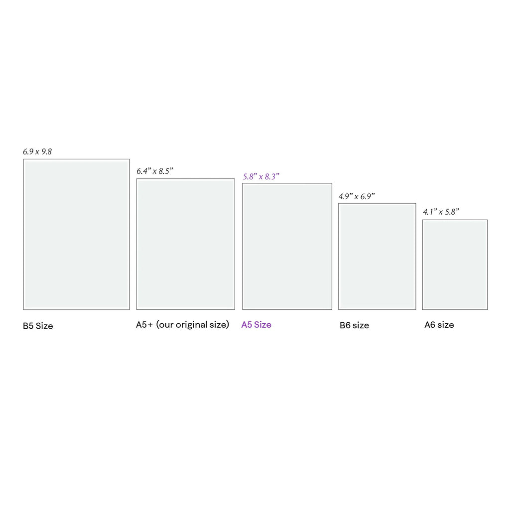 Dotted Hardcover Notebook with 150gsm Paper, 160 Pages, A5, B5 or TN Sizes and Six Color · dotted notebook