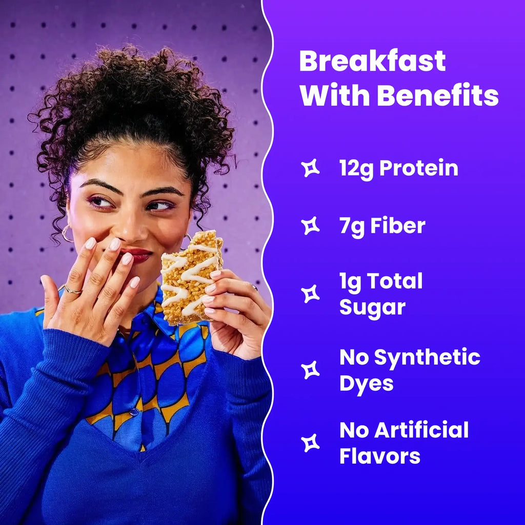 Double Chocolate Cereal Treats with 12g Protein and 1g Sugar per Serving, 4-Box Snack Pack