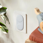 Double Outlet Cover in Soft Silicone That Bends Aside
