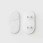 Double Outlet Cover in Soft Silicone That Bends Aside
