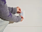 Double Outlet Cover in Soft Silicone That Bends Aside