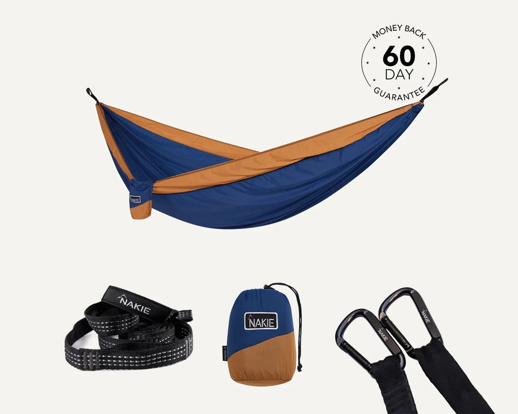 Double Recycled Hammock in River Blue