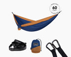 Double Recycled Hammock in River Blue