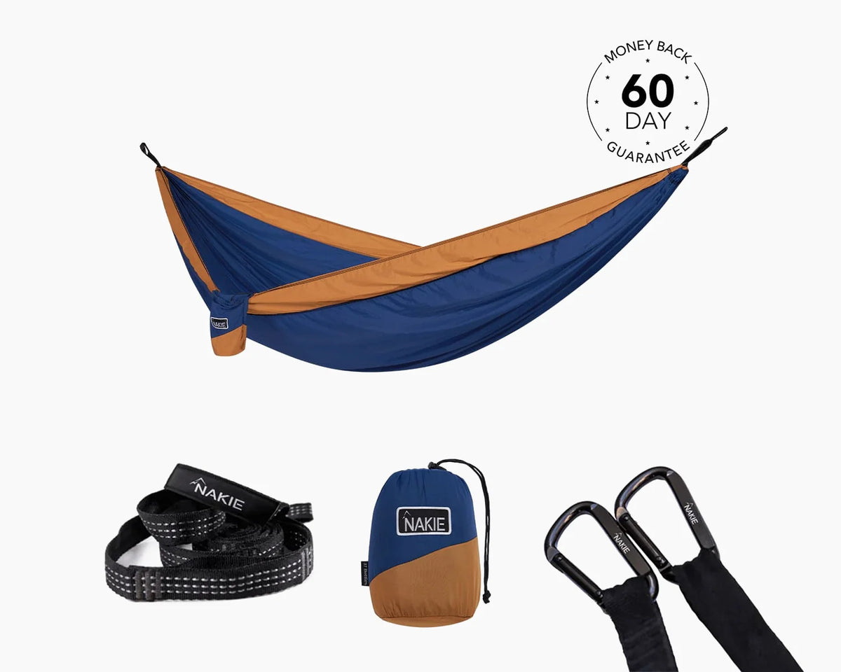 Double Recycled Hammock in River Blue