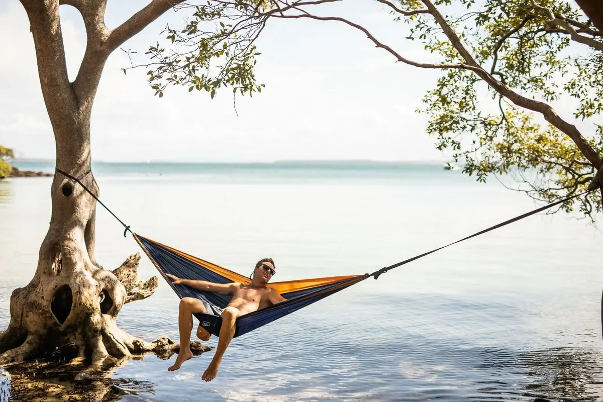Double Recycled Hammock in River Blue