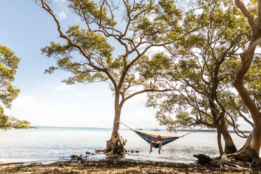 Double Recycled Hammock in River Blue