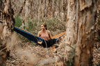 Double Recycled Hammock in River Blue