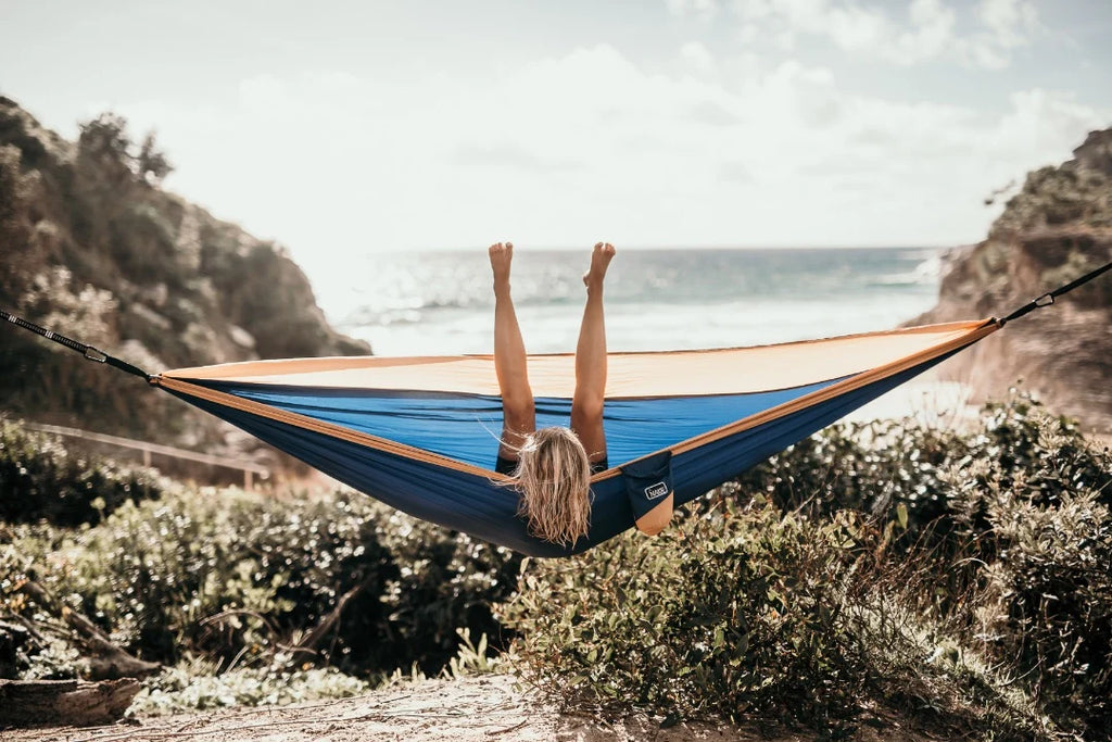 Double Recycled Hammock in River Blue