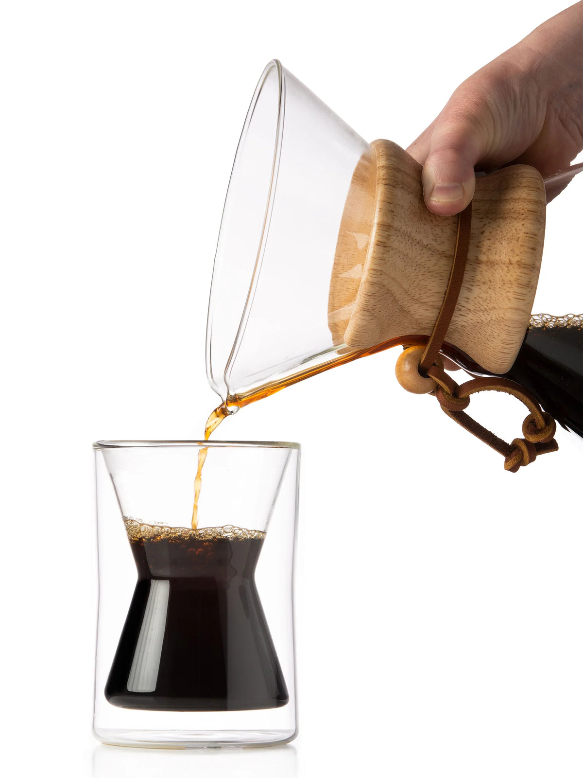 Double Walled Glass Coffee Mug with Insulated Design for Coffee Brewing and Everyday Sipping