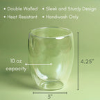 Double Walled Glass Teacup