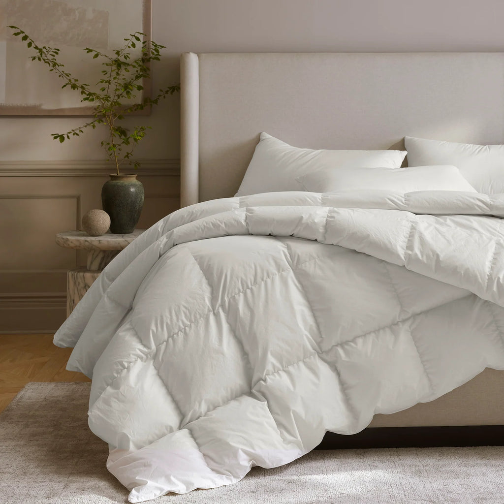 Down Alternative Duvet Insert with Breathable Baffle-Box Construction and Three Warmth Levels