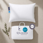 Down Pillow for Sleeping with Canadian Down Fill, Standard, Queen, or King Sizes and Soft, Medium, or Firm Support