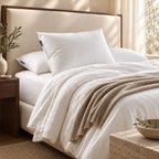 Down Pillow for Sleeping with Canadian Down Fill, Standard, Queen, or King Sizes and Soft, Medium, or Firm Support