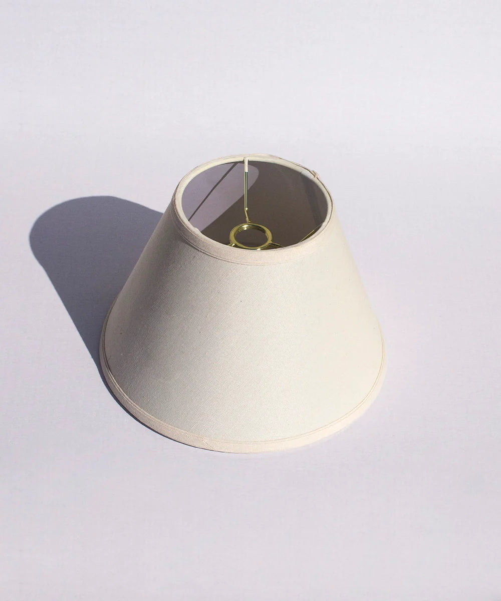 Downbridge Lamp Shade in Light Oatmeal Linen