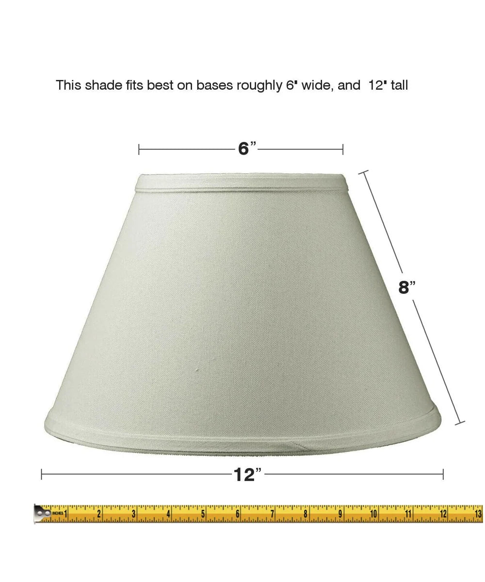 Downbridge Lamp Shade in Light Oatmeal Linen