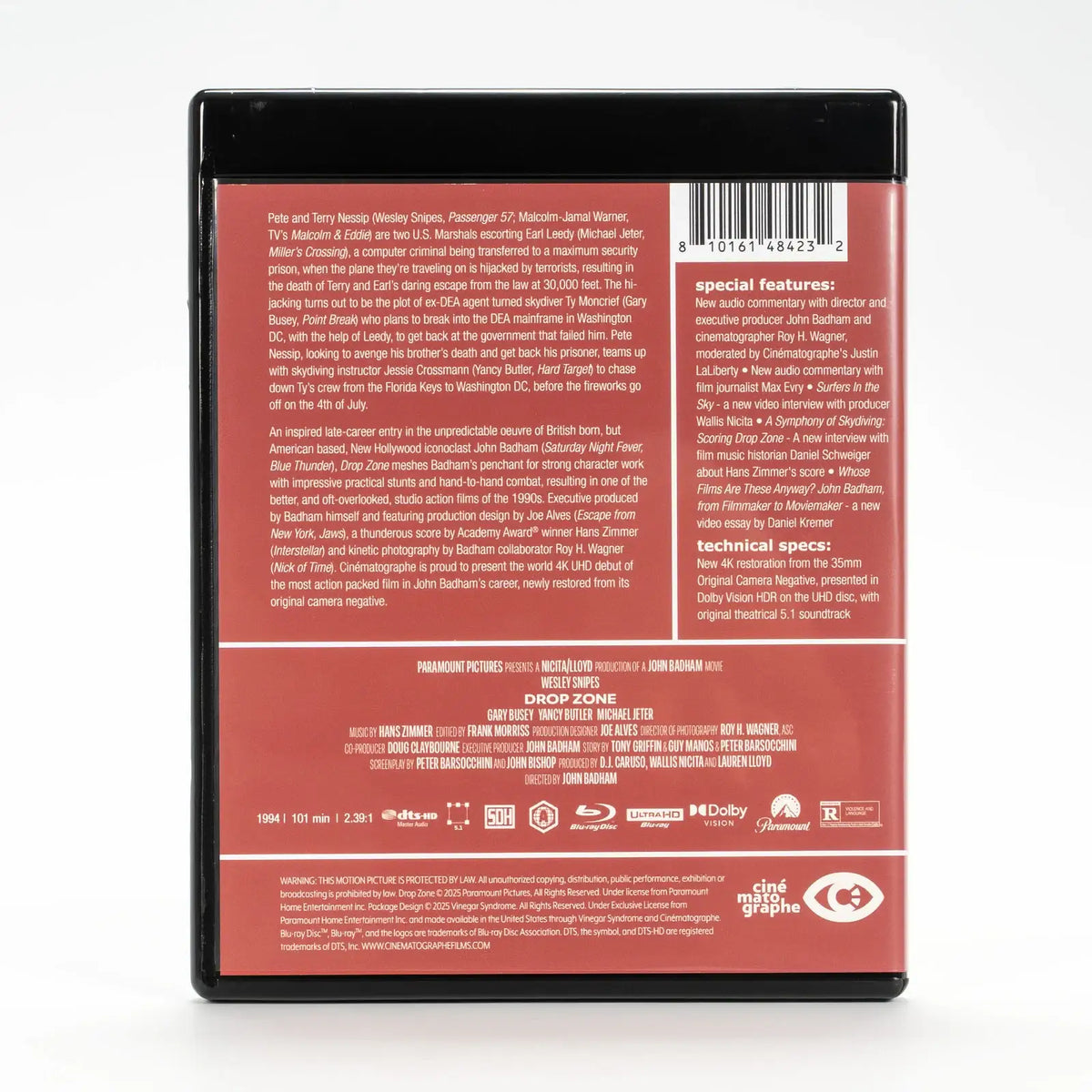 Drop Zone 4K UHD and Blu-ray Movie Set