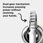 Dual-Gear Handheld Citrus Juicer