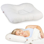 Dual-Roll Cervical Support Pillow
