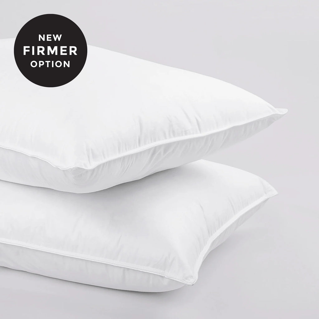 Duck Feather and Down Pillow, Firm High-Loft Fill