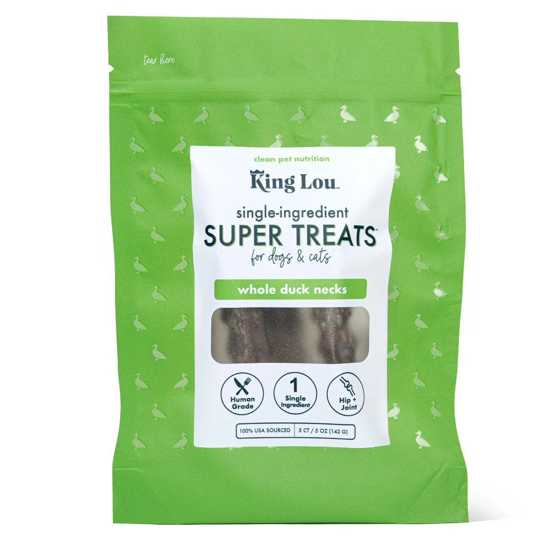 Duck Neck Dog Treats, 5 count pouch