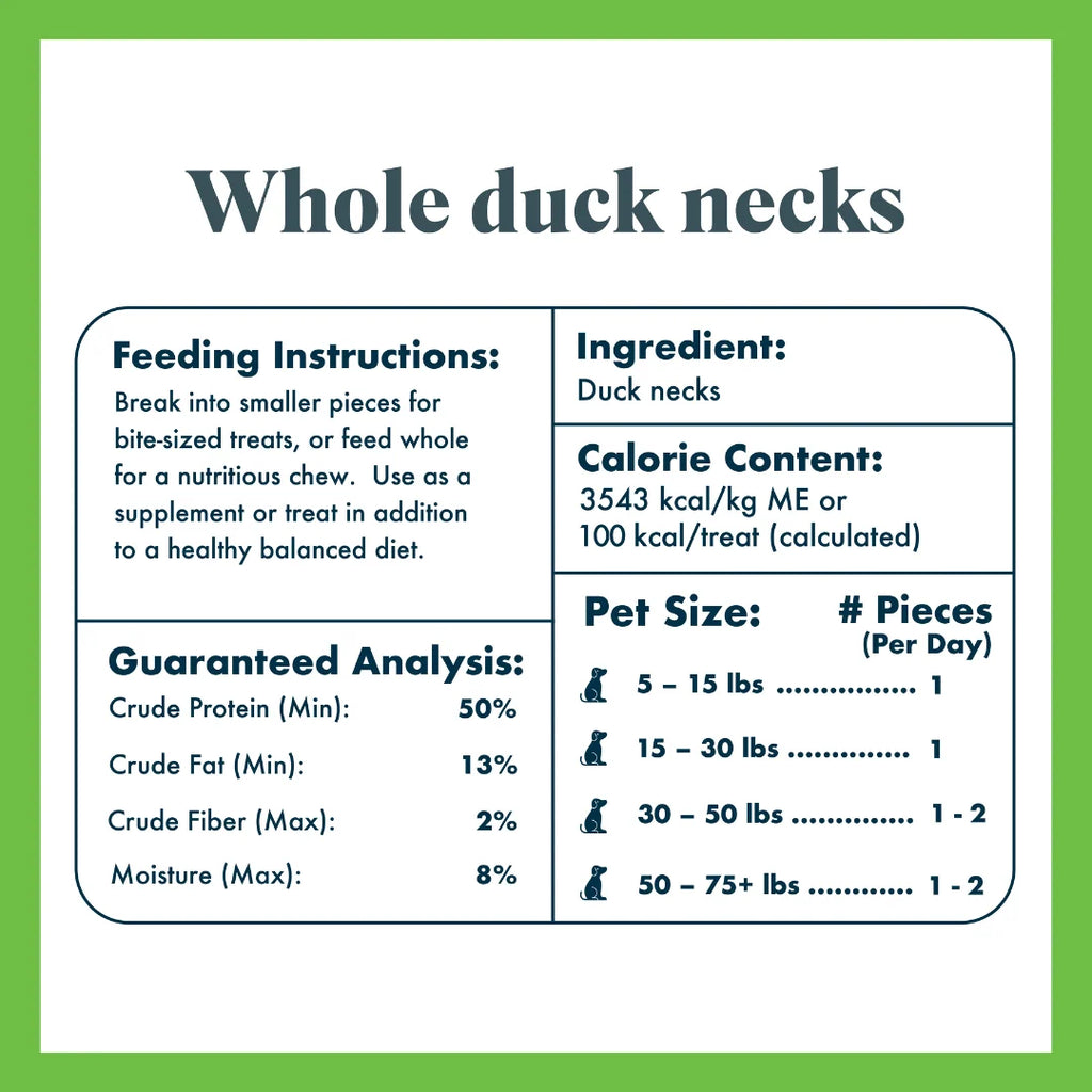 Duck Neck Dog Treats